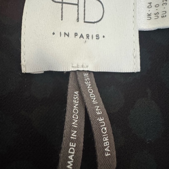 Anthropologie HD in Paris Asymmetrical Dress in Teal and Black - Picture 11 of 12